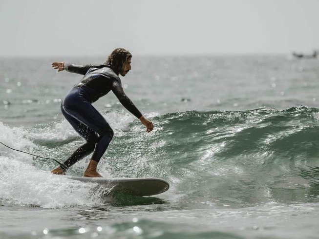 Surf a la plage d'agadir