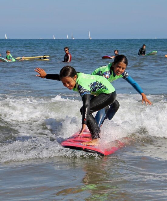 Stage de 3 cours de Surf par personne